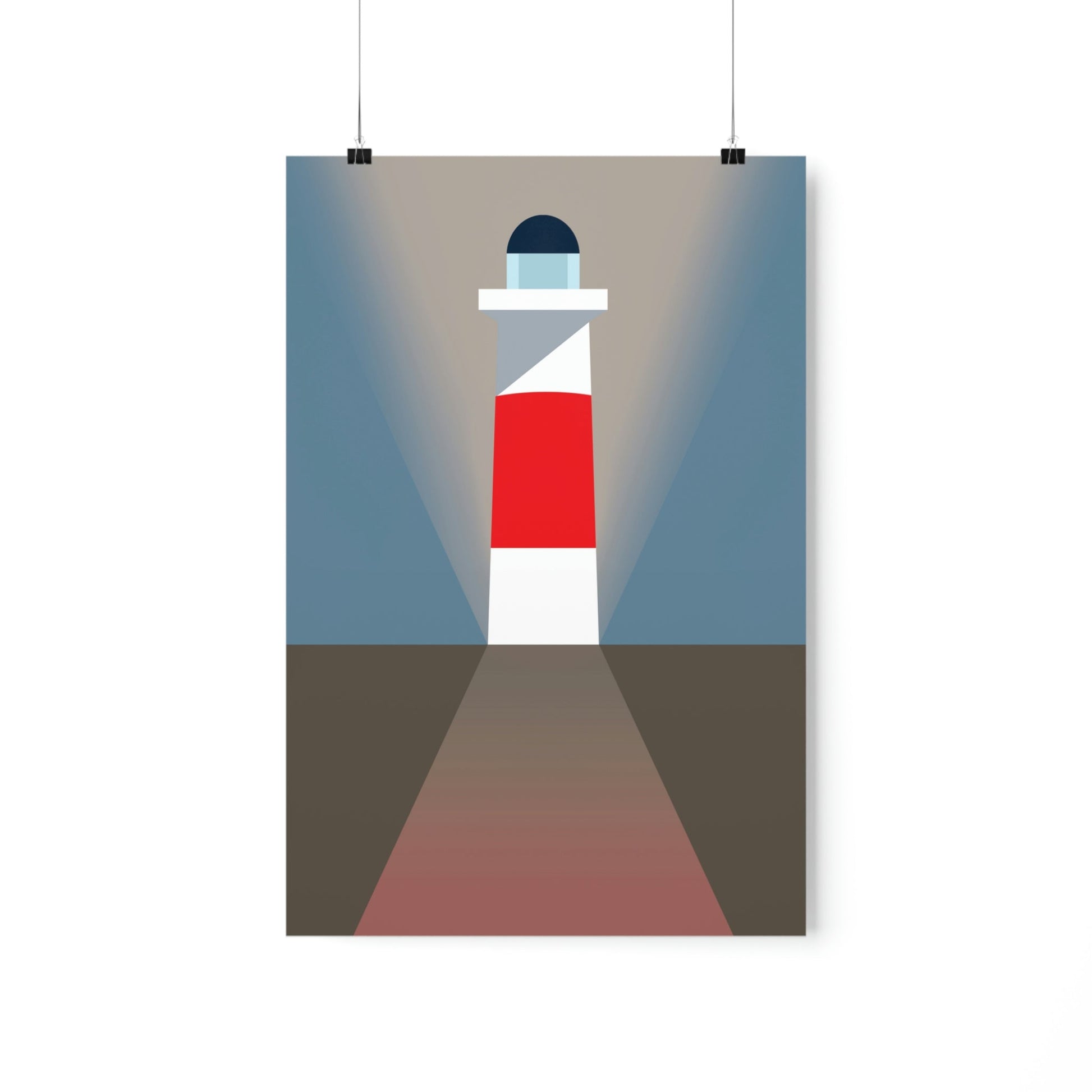 Topographical Anomaly Beacon Lighthouse Annihilation Minimal Art Premium Matte Vertical Posters Ichaku [Perfect Gifts Selection]