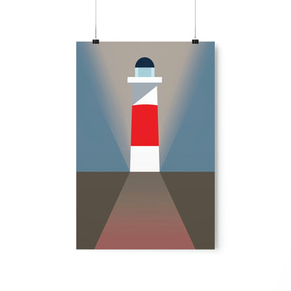 Topographical Anomaly Beacon Lighthouse Annihilation Minimal Art Premium Matte Vertical Posters Ichaku [Perfect Gifts Selection]