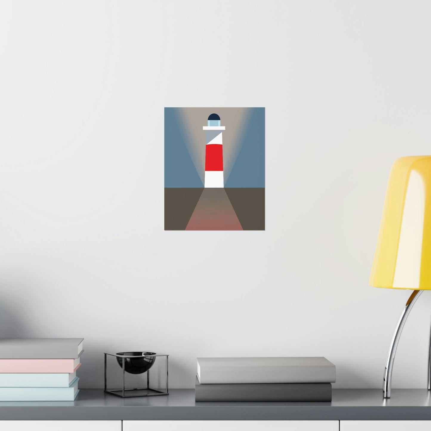 Topographical Anomaly Beacon Lighthouse Annihilation Minimal Art Premium Matte Vertical Posters Ichaku [Perfect Gifts Selection]