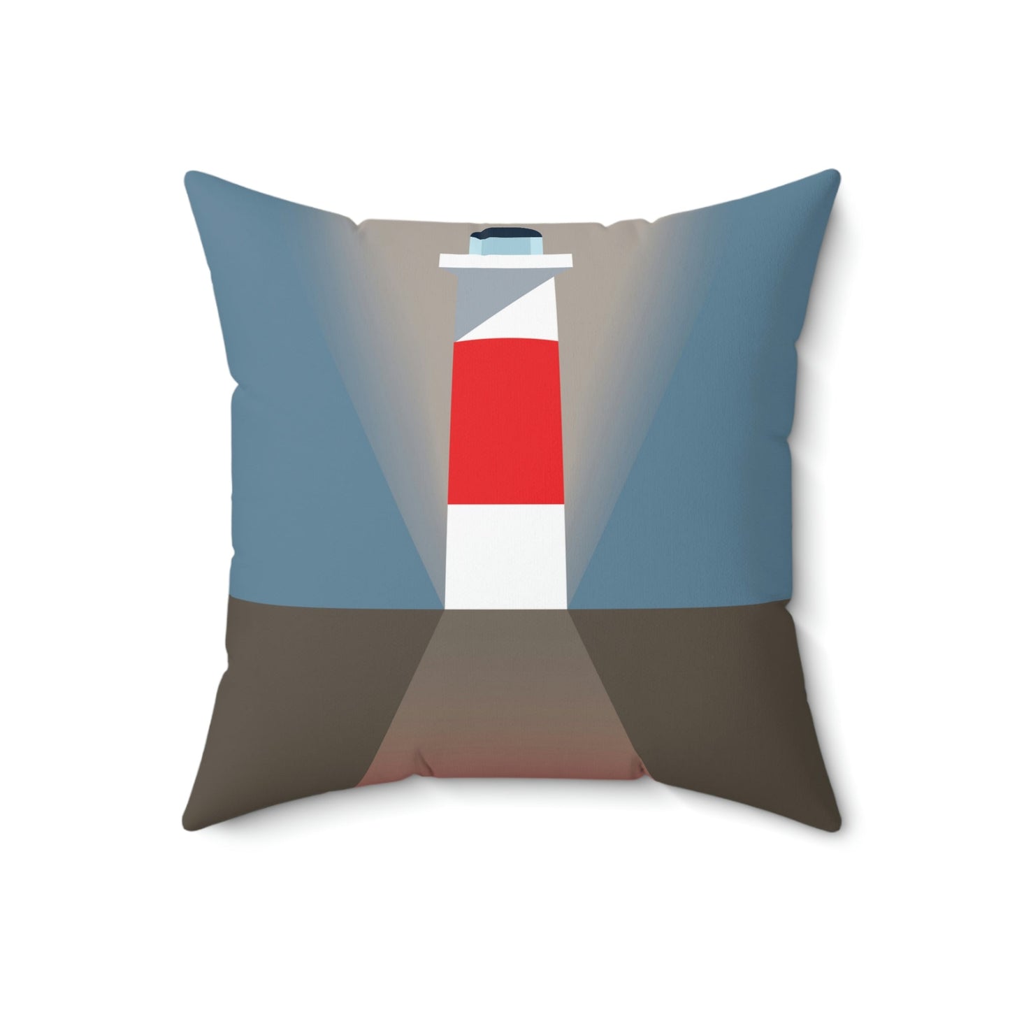 Topographical Anomaly Beacon Lighthouse Annihilation Minimal Art Spun Polyester Square Pillow Ichaku [Perfect Gifts Selection]