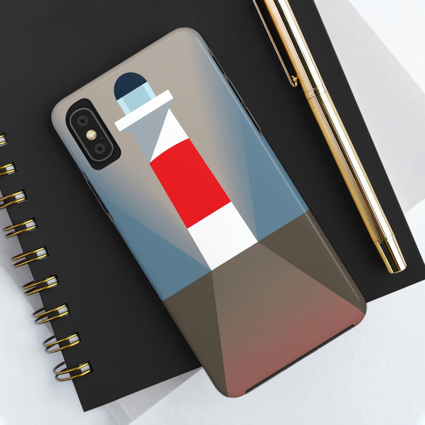 Topographical Anomaly Beacon Lighthouse Annihilation Minimal Art Tough Phone Cases Case-Mate Ichaku [Perfect Gifts Selection]
