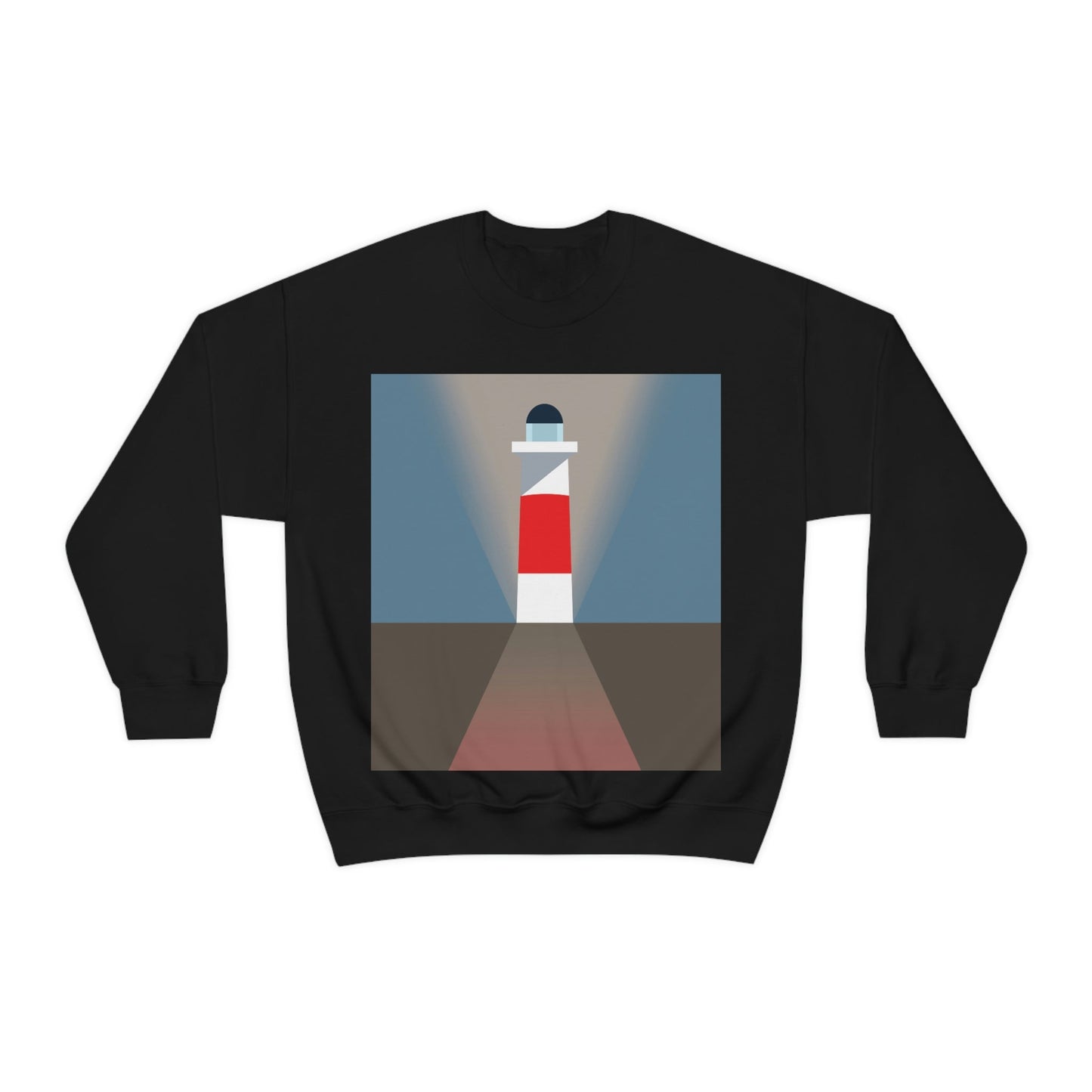 Topographical Anomaly Beacon Lighthouse Annihilation Minimal Art Unisex Heavy Blend™ Crewneck Sweatshirt Ichaku [Perfect Gifts Selection]