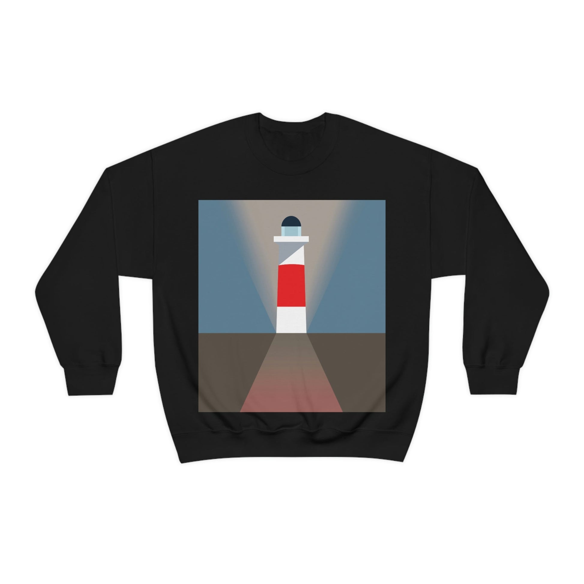 Topographical Anomaly Beacon Lighthouse Annihilation Minimal Art Unisex Heavy Blend™ Crewneck Sweatshirt Ichaku [Perfect Gifts Selection]