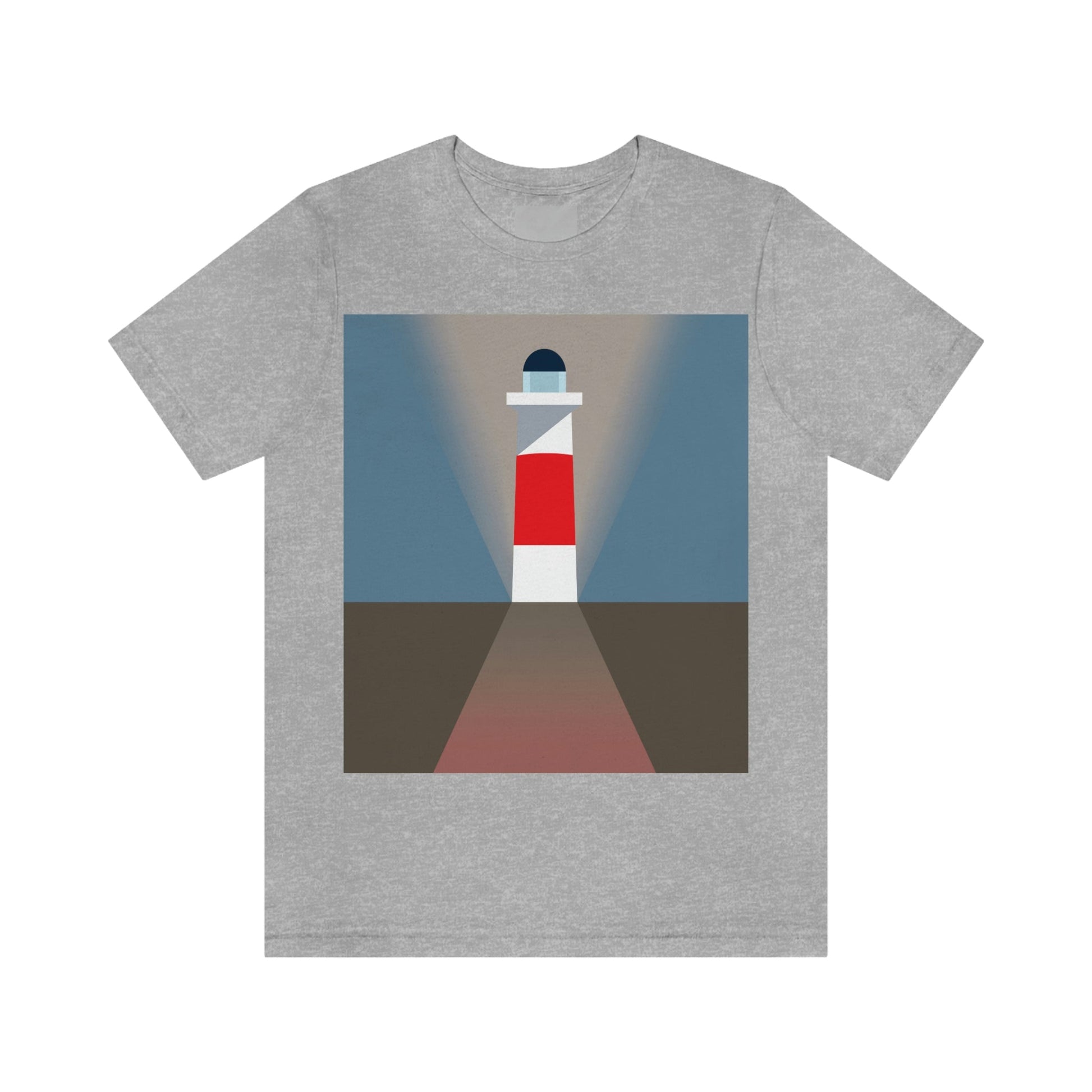 Topographical Anomaly Beacon Lighthouse Annihilation Minimal Art Unisex Jersey Short Sleeve T-Shirt Ichaku [Perfect Gifts Selection]