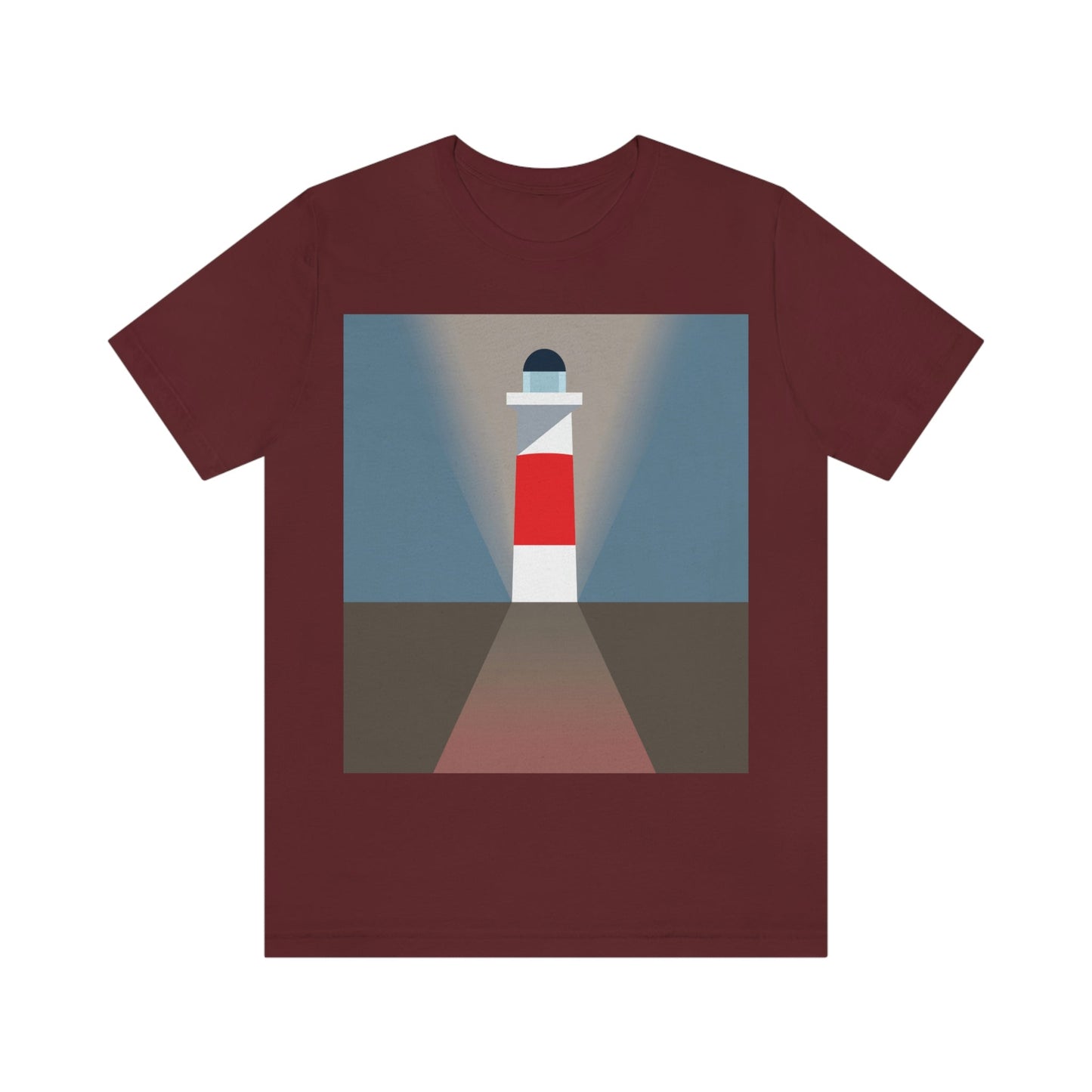 Topographical Anomaly Beacon Lighthouse Annihilation Minimal Art Unisex Jersey Short Sleeve T-Shirt Ichaku [Perfect Gifts Selection]