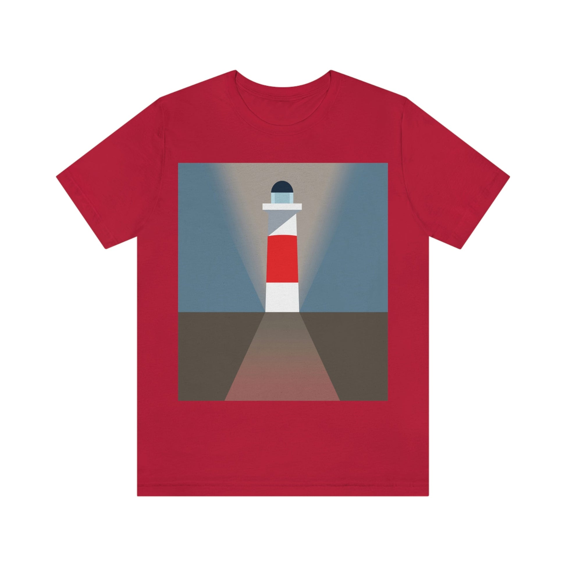 Topographical Anomaly Beacon Lighthouse Annihilation Minimal Art Unisex Jersey Short Sleeve T-Shirt Ichaku [Perfect Gifts Selection]