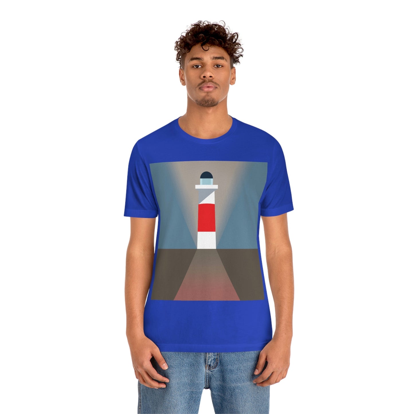 Topographical Anomaly Beacon Lighthouse Annihilation Minimal Art Unisex Jersey Short Sleeve T-Shirt Ichaku [Perfect Gifts Selection]