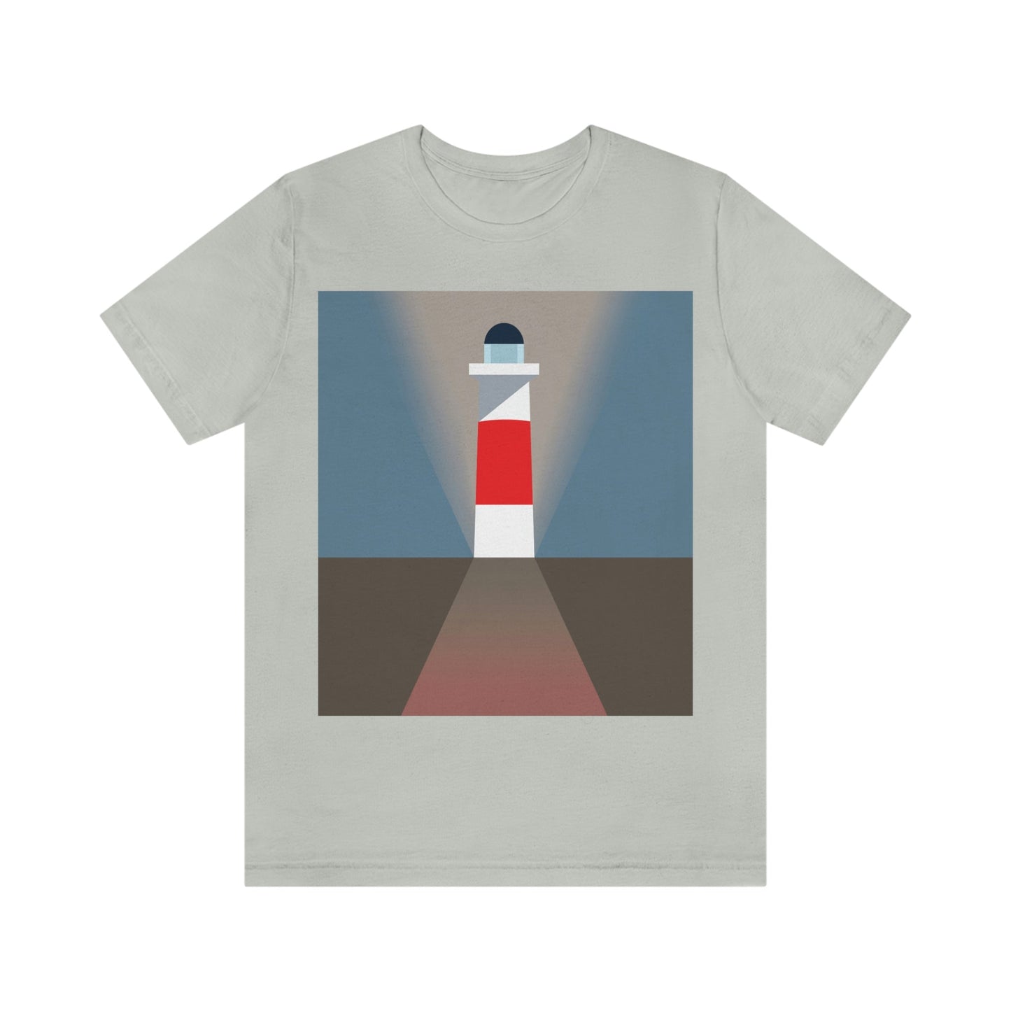 Topographical Anomaly Beacon Lighthouse Annihilation Minimal Art Unisex Jersey Short Sleeve T-Shirt Ichaku [Perfect Gifts Selection]