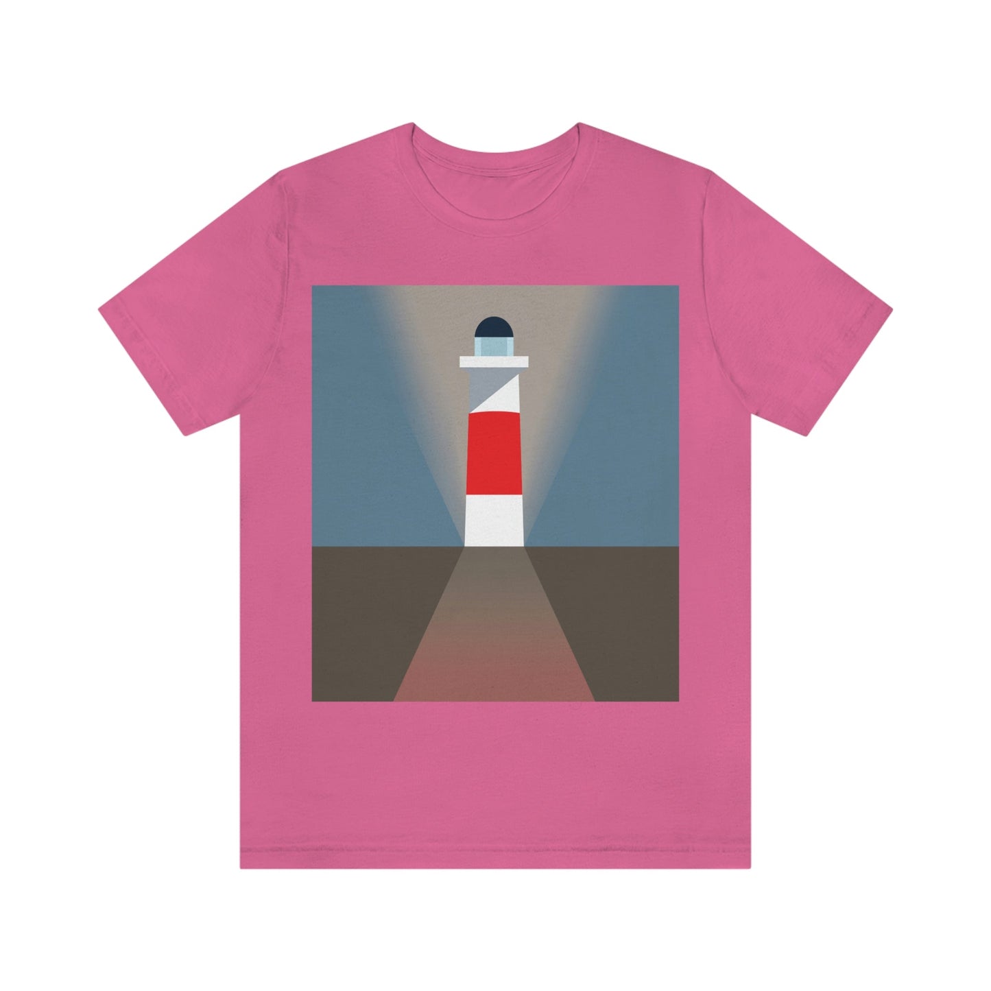 Topographical Anomaly Beacon Lighthouse Annihilation Minimal Art Unisex Jersey Short Sleeve T-Shirt Ichaku [Perfect Gifts Selection]