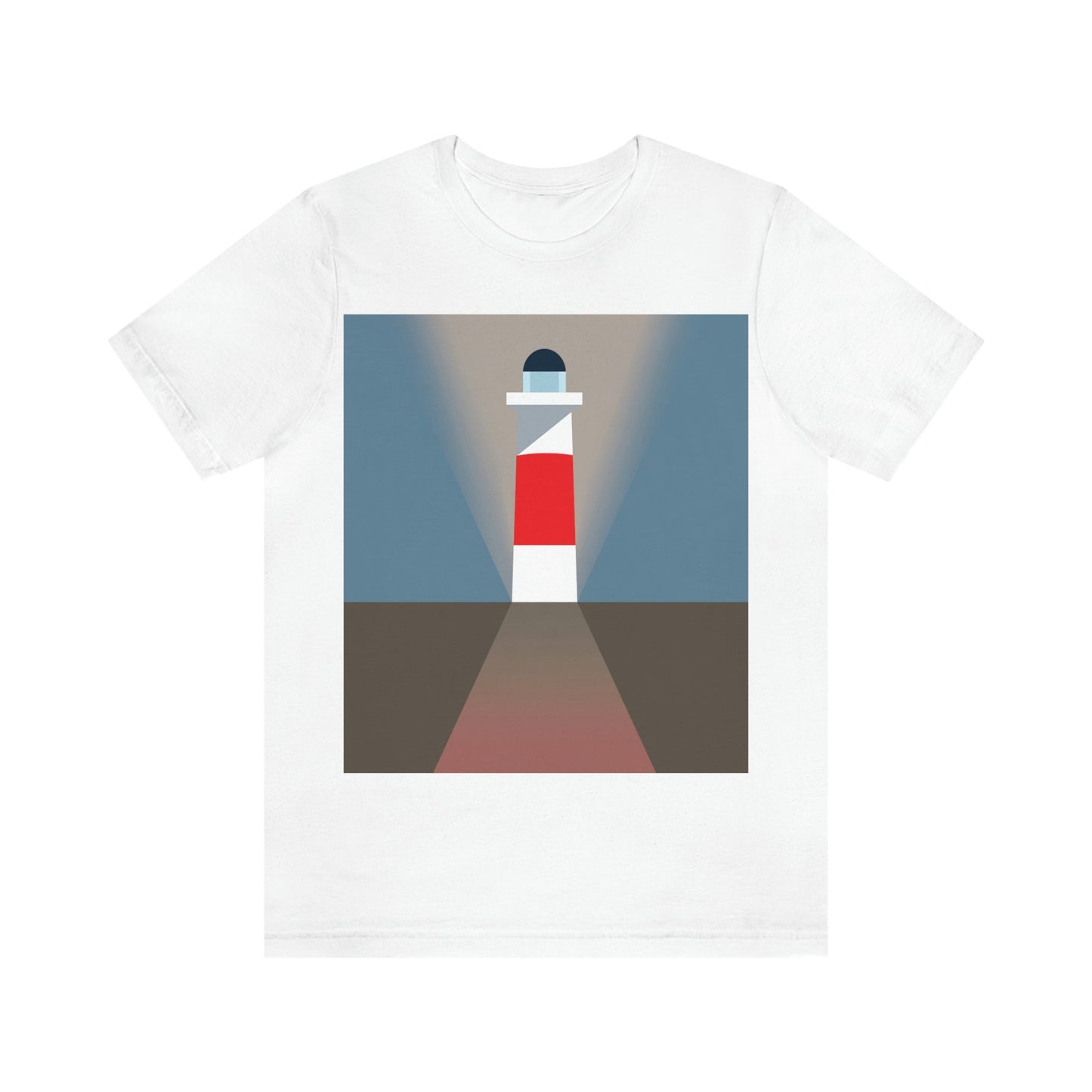 Topographical Anomaly Beacon Lighthouse Annihilation Minimal Art Unisex Jersey Short Sleeve T-Shirt Ichaku [Perfect Gifts Selection]