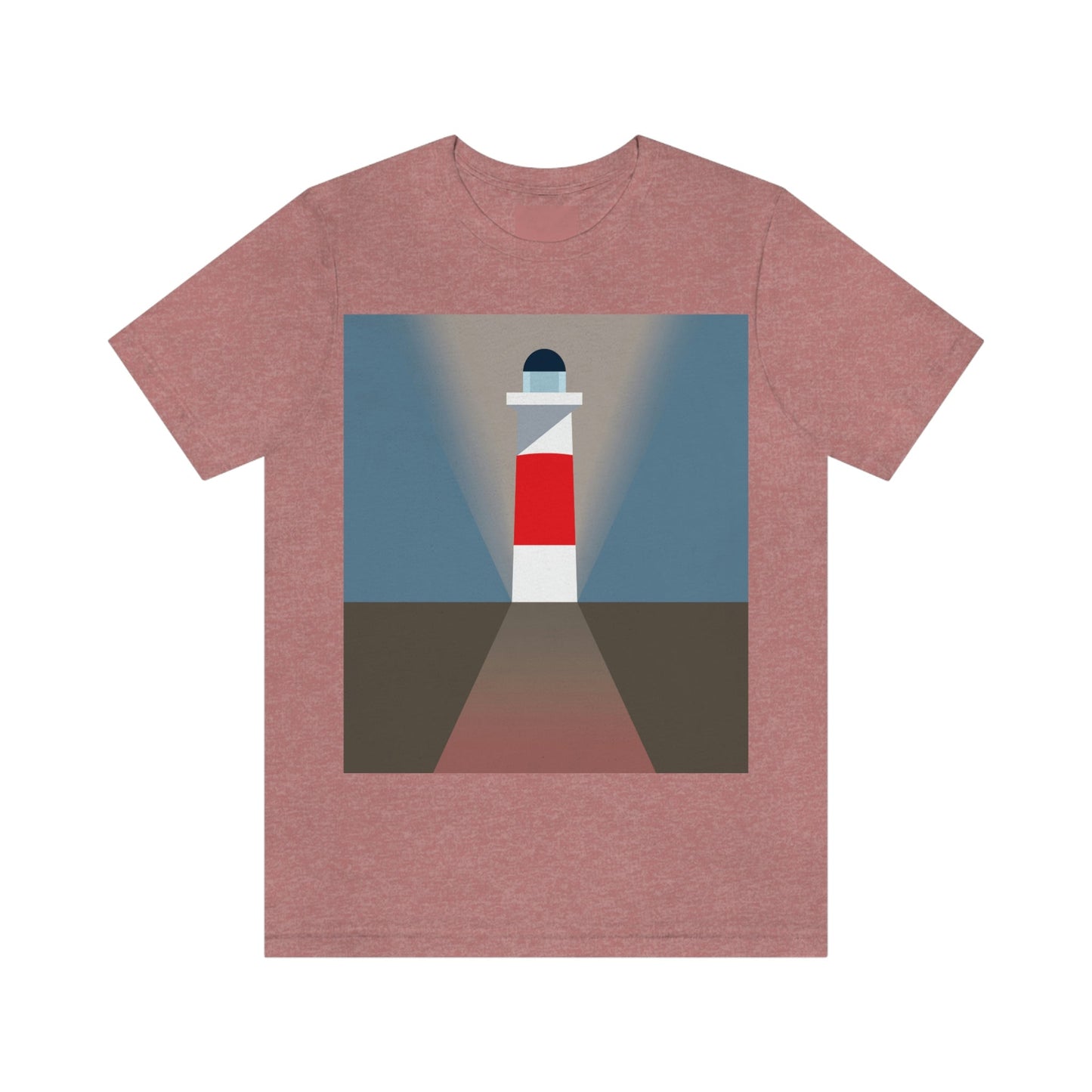 Topographical Anomaly Beacon Lighthouse Annihilation Minimal Art Unisex Jersey Short Sleeve T-Shirt Ichaku [Perfect Gifts Selection]