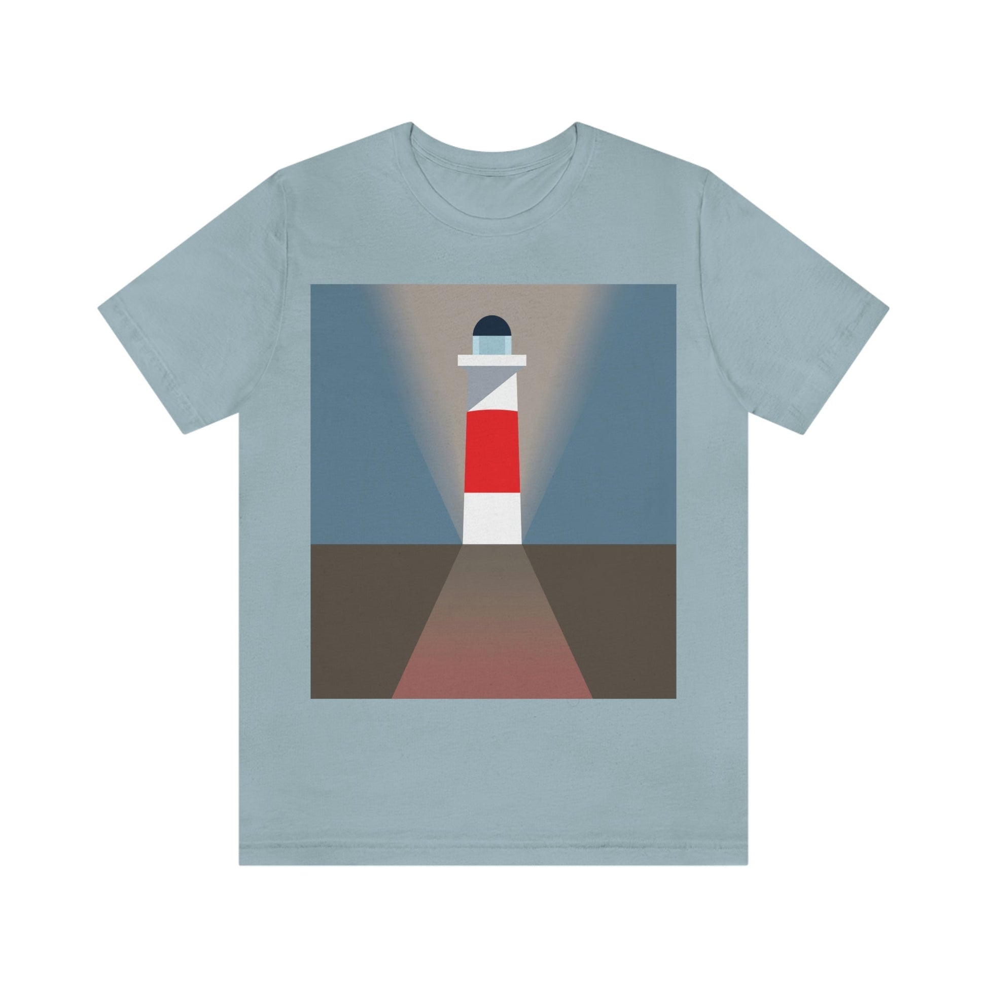 Topographical Anomaly Beacon Lighthouse Annihilation Minimal Art Unisex Jersey Short Sleeve T-Shirt Ichaku [Perfect Gifts Selection]