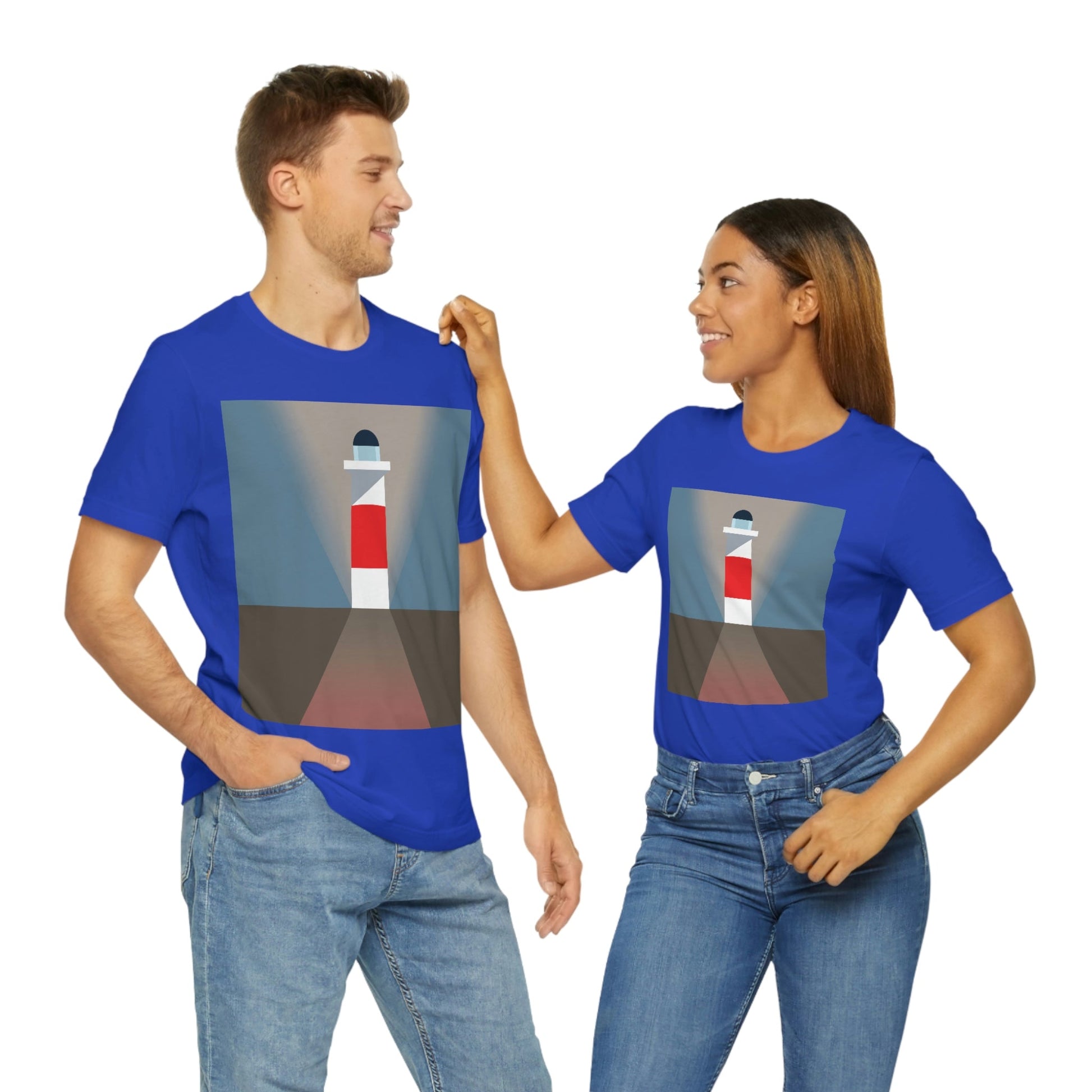 Topographical Anomaly Beacon Lighthouse Annihilation Minimal Art Unisex Jersey Short Sleeve T-Shirt Ichaku [Perfect Gifts Selection]