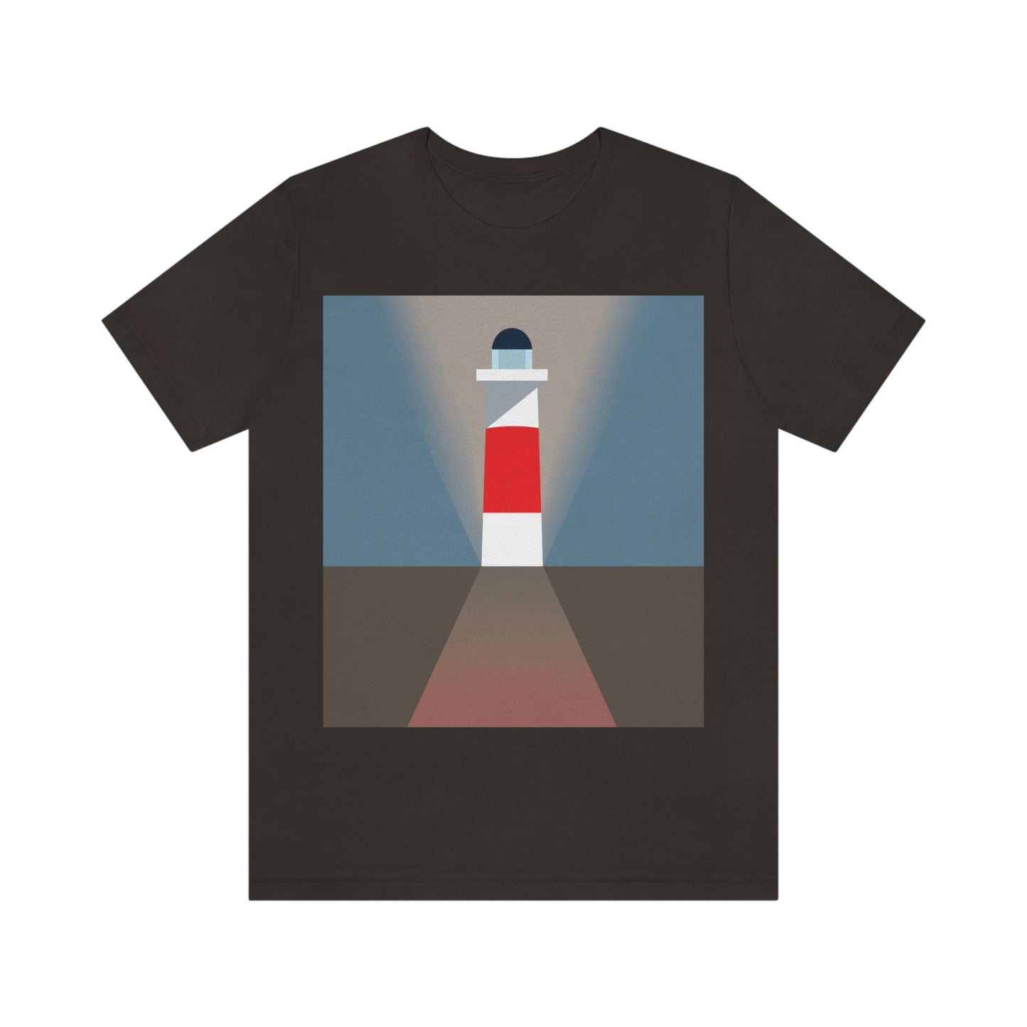 Topographical Anomaly Beacon Lighthouse Annihilation Minimal Art Unisex Jersey Short Sleeve T-Shirt Ichaku [Perfect Gifts Selection]