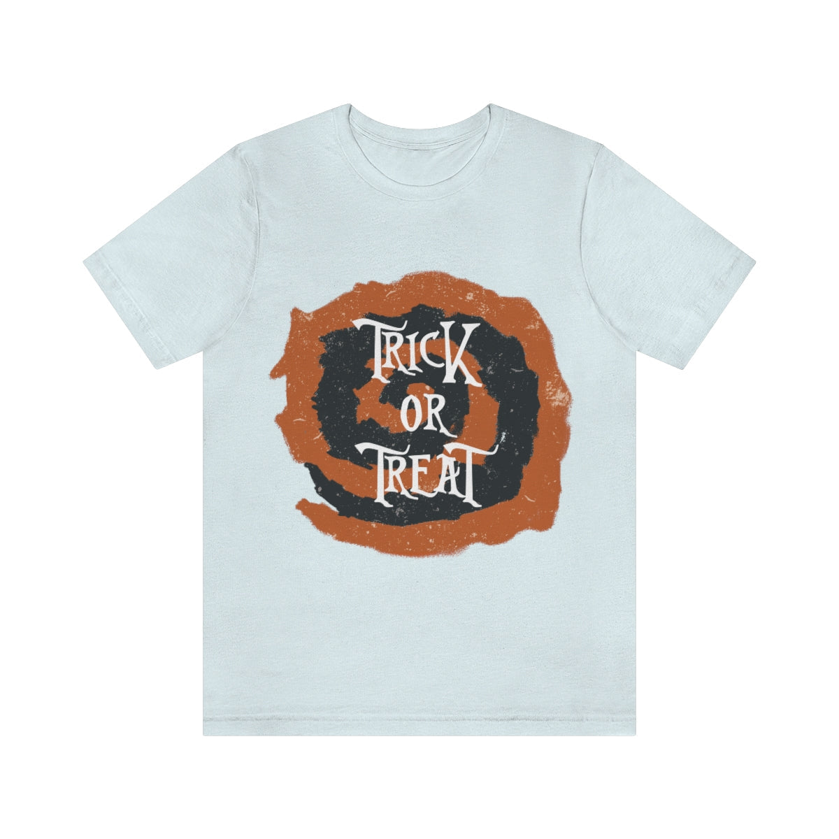 Trick Or Treat Halloween October Text Slogan Unisex Jersey Short Sleeve T-Shirt Ichaku [Perfect Gifts Selection]