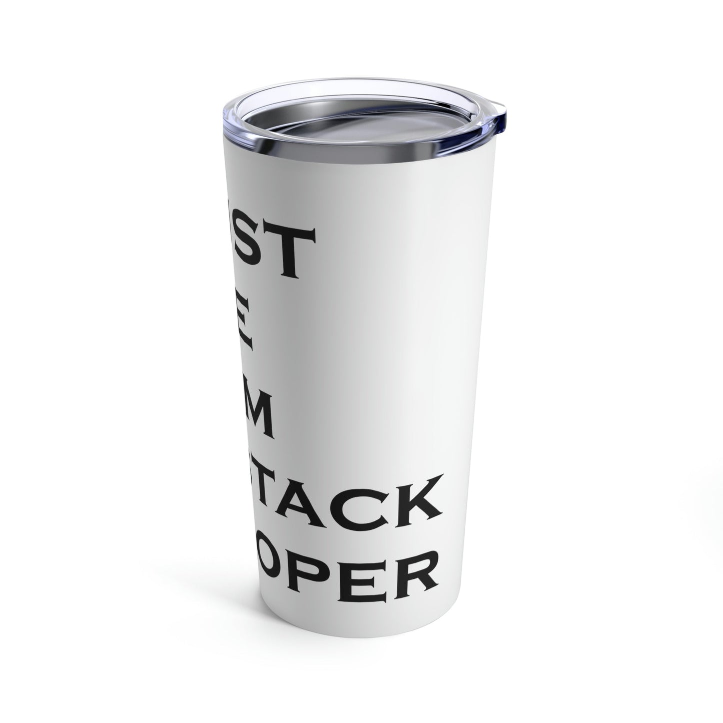 Trust Me I`m Full Stack Developer IT Funny Programming Stainless Steel Hot or Cold Vacuum Tumbler 20oz Ichaku [Perfect Gifts Selection]