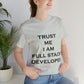 Trust Me I`m Full Stack Developer IT Funny Programming Unisex Jersey Short Sleeve T-Shirt Ichaku [Perfect Gifts Selection]