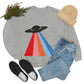 UFO Poster Minimal Art Aliens Arrival Unisex Heavy Blend™ Crewneck Sweatshirt Ichaku [Perfect Gifts Selection]