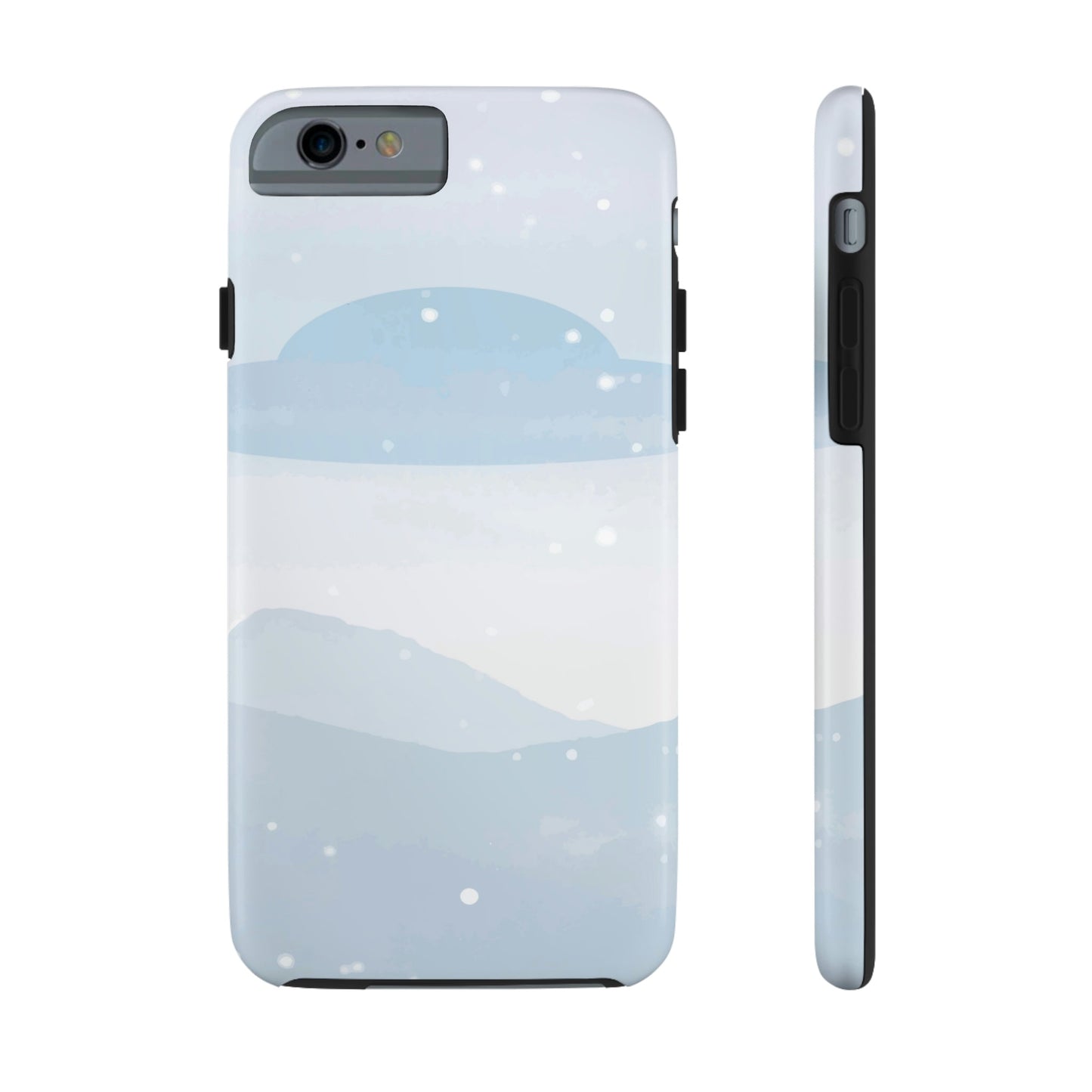 UFO Watercolor Winter Nature Aliens Arrival Art Tough Phone Cases Case-Mate Ichaku [Perfect Gifts Selection]