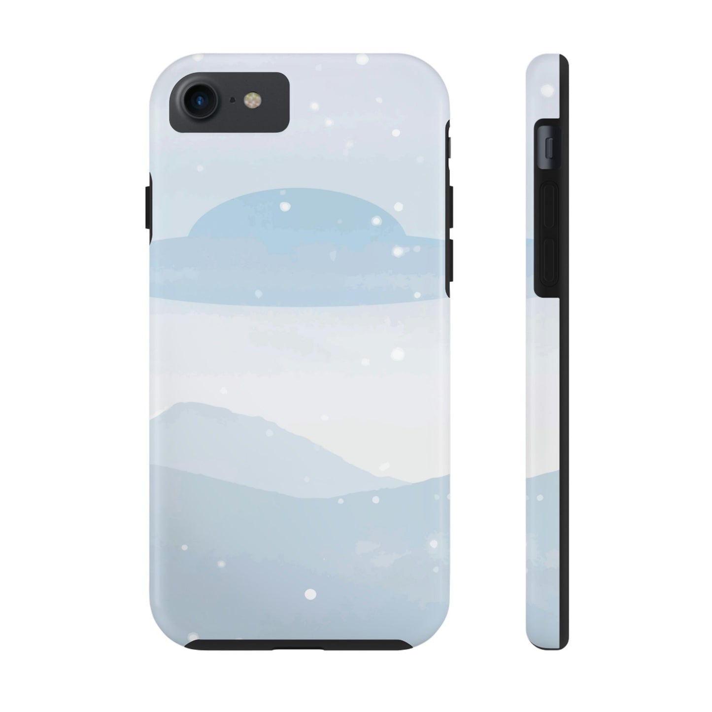 UFO Watercolor Winter Nature Aliens Arrival Art Tough Phone Cases Case-Mate Ichaku [Perfect Gifts Selection]