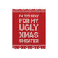 Ugly Christmas Sweater Xmas Slogans Aesthetics Premium Matte Vertical Posters Ichaku [Perfect Gifts Selection]