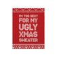 Ugly Christmas Sweater Xmas Slogans Aesthetics Premium Matte Vertical Posters Ichaku [Perfect Gifts Selection]