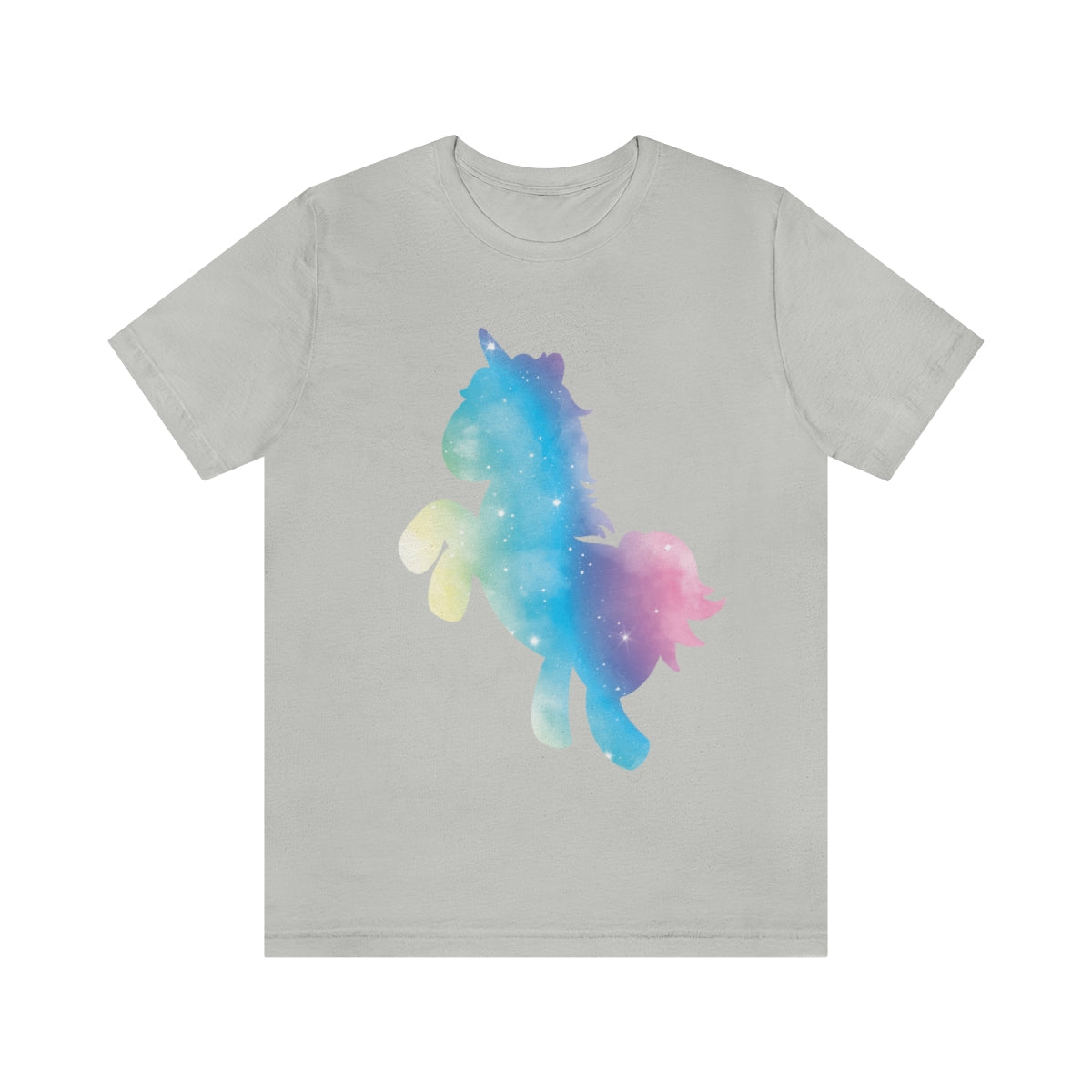 Unicorns Are Cool Rainbow Unisex Jersey Short Sleeve T-Shirt Ichaku [Perfect Gifts Selection]