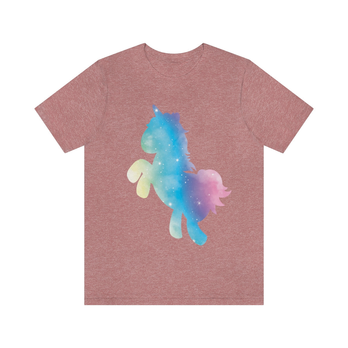 Unicorns Are Cool Rainbow Unisex Jersey Short Sleeve T-Shirt Ichaku [Perfect Gifts Selection]