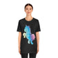 Unicorns Are Cool Rainbow Unisex Jersey Short Sleeve T-Shirt Ichaku [Perfect Gifts Selection]