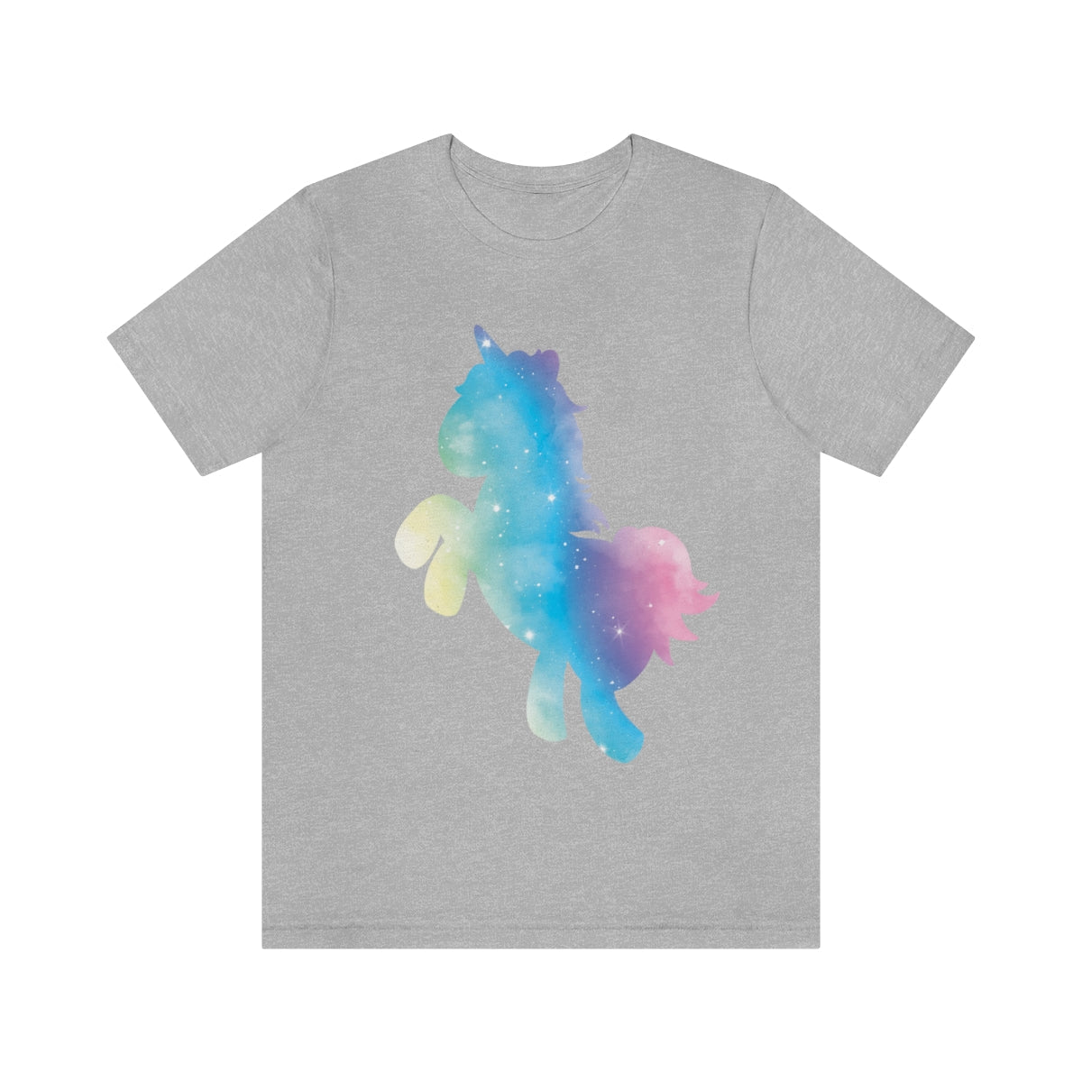 Unicorns Are Cool Rainbow Unisex Jersey Short Sleeve T-Shirt Ichaku [Perfect Gifts Selection]