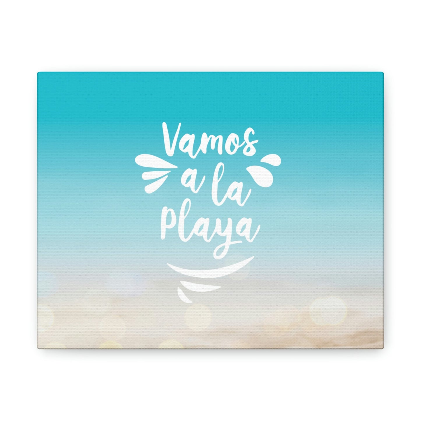 Vamos A La Playa Let's Go To The Beach Sand Aesthetic Classic Art Canvas Gallery Wraps Ichaku [Perfect Gifts Selection]