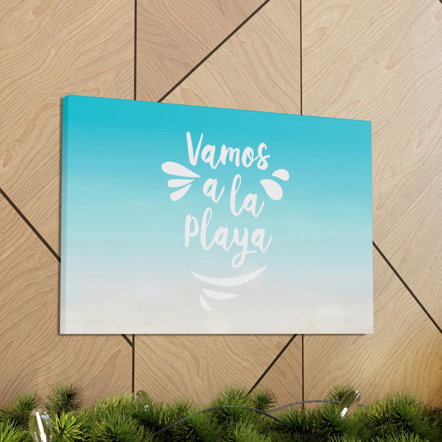 Vamos A La Playa Let's Go To The Beach Sand Aesthetic Classic Art Canvas Gallery Wraps Ichaku [Perfect Gifts Selection]