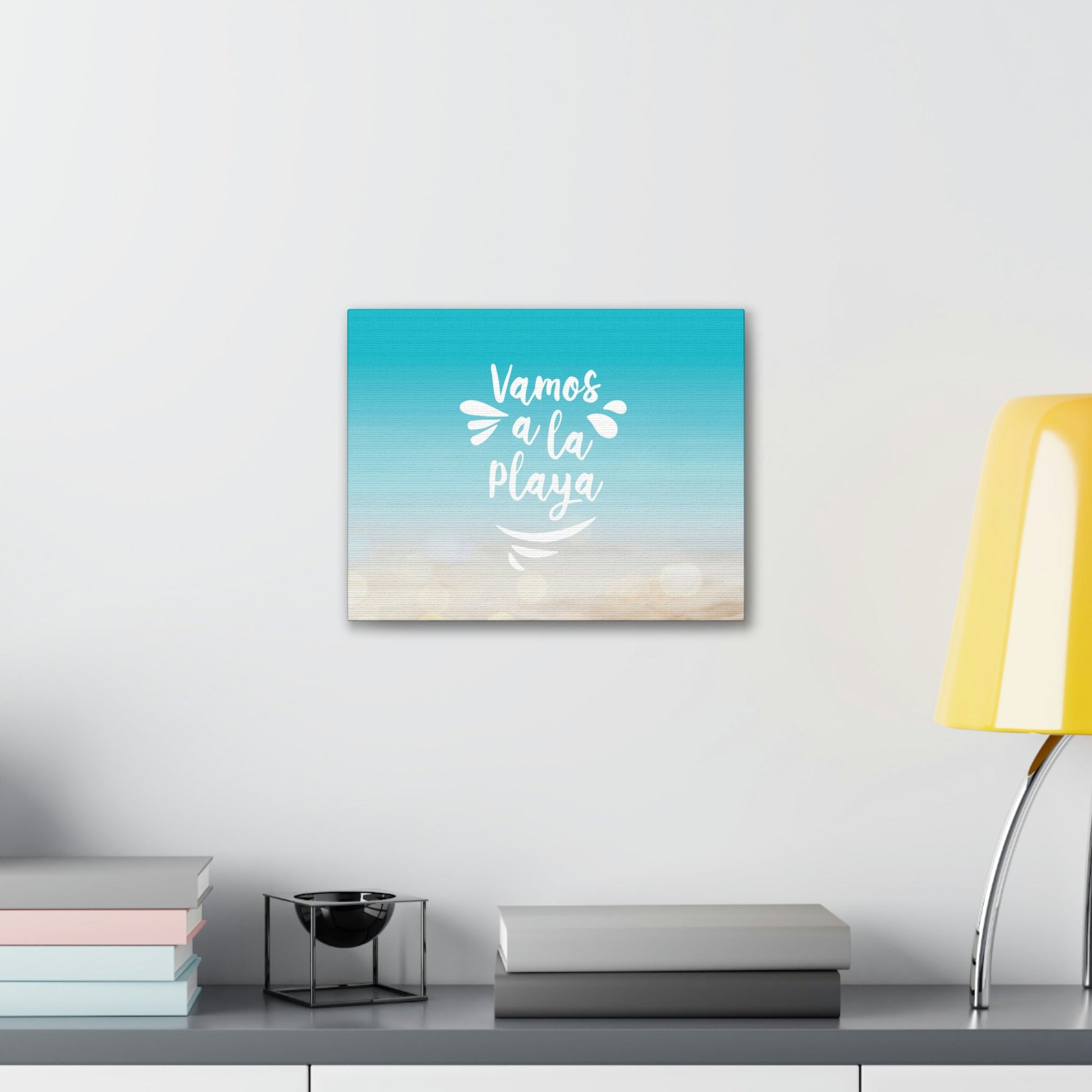 Vamos A La Playa Let's Go To The Beach Sand Aesthetic Classic Art Canvas Gallery Wraps Ichaku [Perfect Gifts Selection]