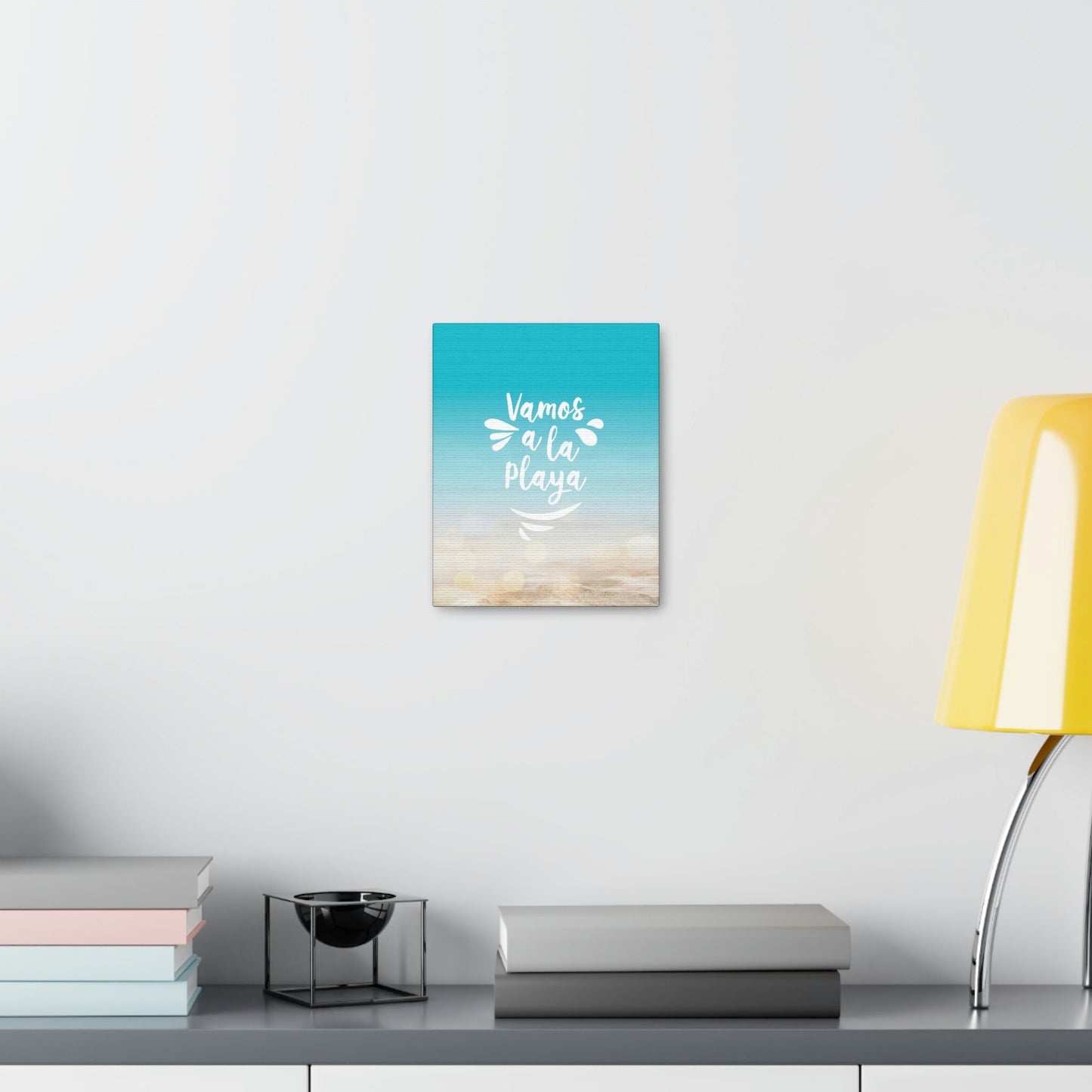 Vamos A La Playa Let's Go To The Beach Sand Aesthetic Classic Art Canvas Gallery Wraps Ichaku [Perfect Gifts Selection]