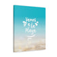 Vamos A La Playa Let's Go To The Beach Sand Aesthetic Classic Art Canvas Gallery Wraps Ichaku [Perfect Gifts Selection]