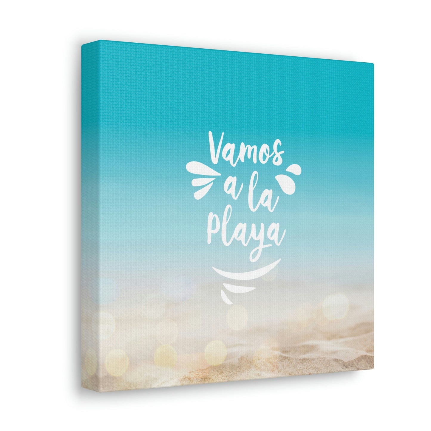 Vamos A La Playa Let's Go To The Beach Sand Aesthetic Classic Art Canvas Gallery Wraps Ichaku [Perfect Gifts Selection]