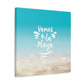 Vamos A La Playa Let's Go To The Beach Sand Aesthetic Classic Art Canvas Gallery Wraps Ichaku [Perfect Gifts Selection]