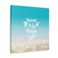 Vamos A La Playa Let's Go To The Beach Sand Aesthetic Classic Art Canvas Gallery Wraps Ichaku [Perfect Gifts Selection]