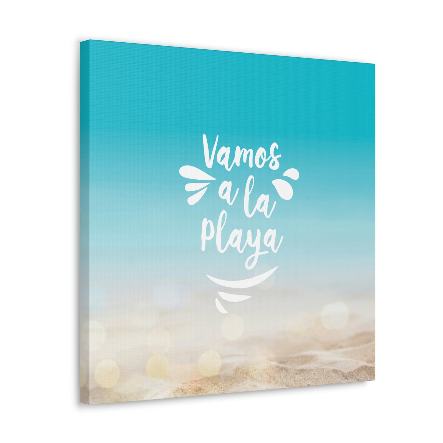 Vamos A La Playa Let's Go To The Beach Sand Aesthetic Classic Art Canvas Gallery Wraps Ichaku [Perfect Gifts Selection]