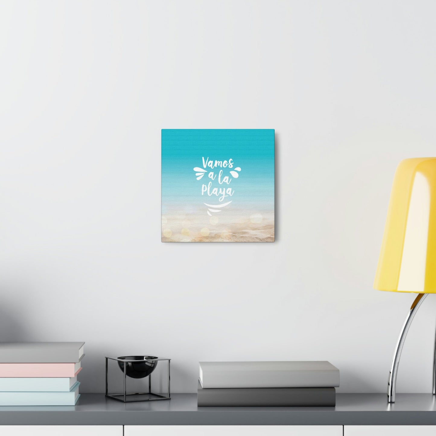 Vamos A La Playa Let's Go To The Beach Sand Aesthetic Classic Art Canvas Gallery Wraps Ichaku [Perfect Gifts Selection]