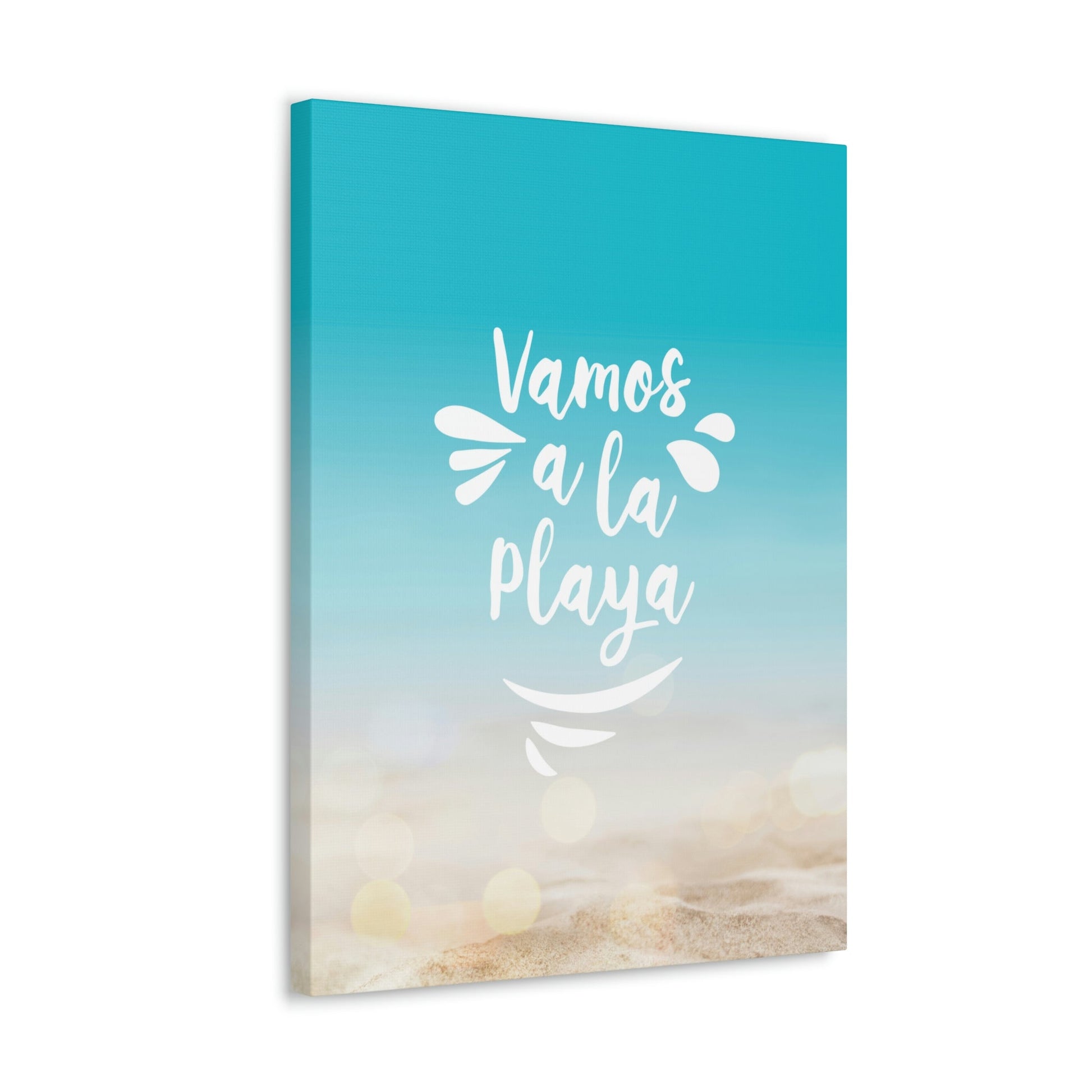 Vamos A La Playa Let's Go To The Beach Sand Aesthetic Classic Art Canvas Gallery Wraps Ichaku [Perfect Gifts Selection]