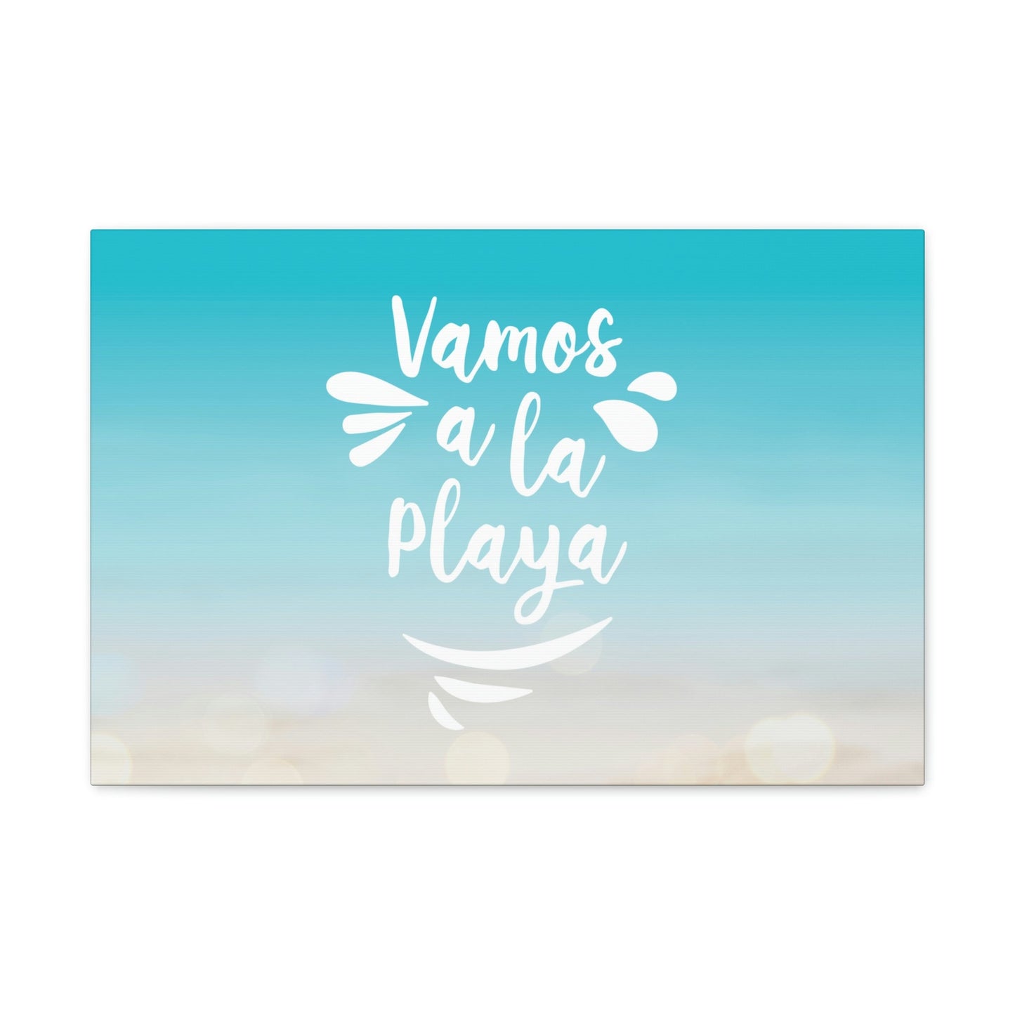 Vamos A La Playa Let's Go To The Beach Sand Aesthetic Classic Art Canvas Gallery Wraps Ichaku [Perfect Gifts Selection]