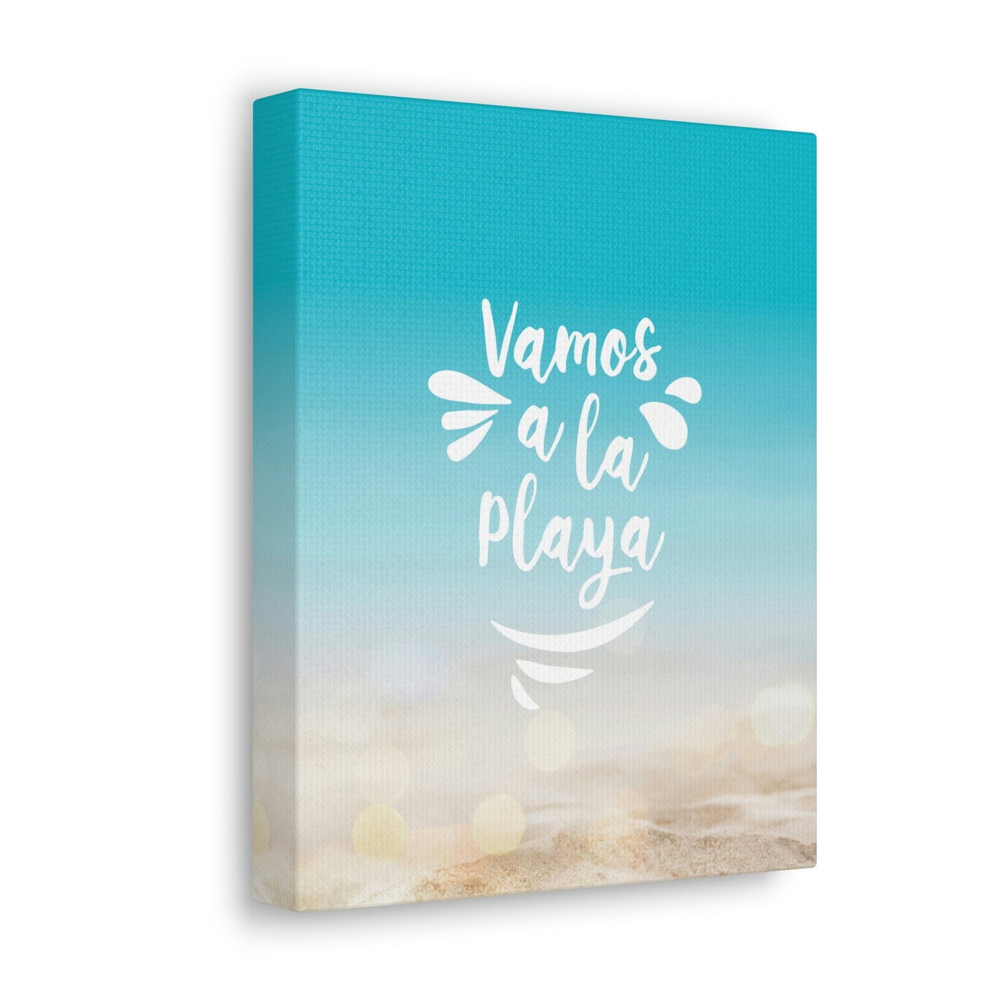 Vamos A La Playa Let's Go To The Beach Sand Aesthetic Classic Art Canvas Gallery Wraps Ichaku [Perfect Gifts Selection]