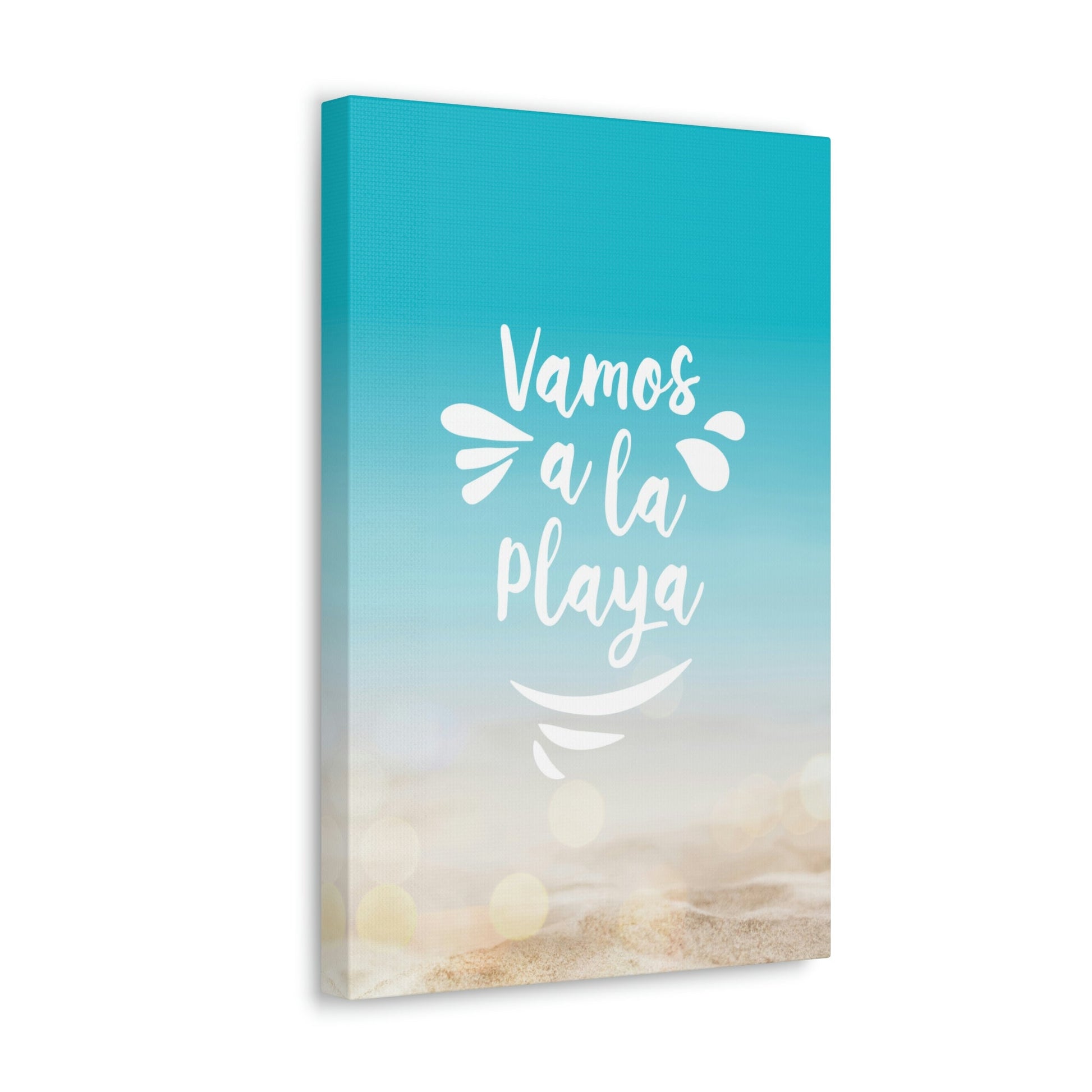 Vamos A La Playa Let's Go To The Beach Sand Aesthetic Classic Art Canvas Gallery Wraps Ichaku [Perfect Gifts Selection]