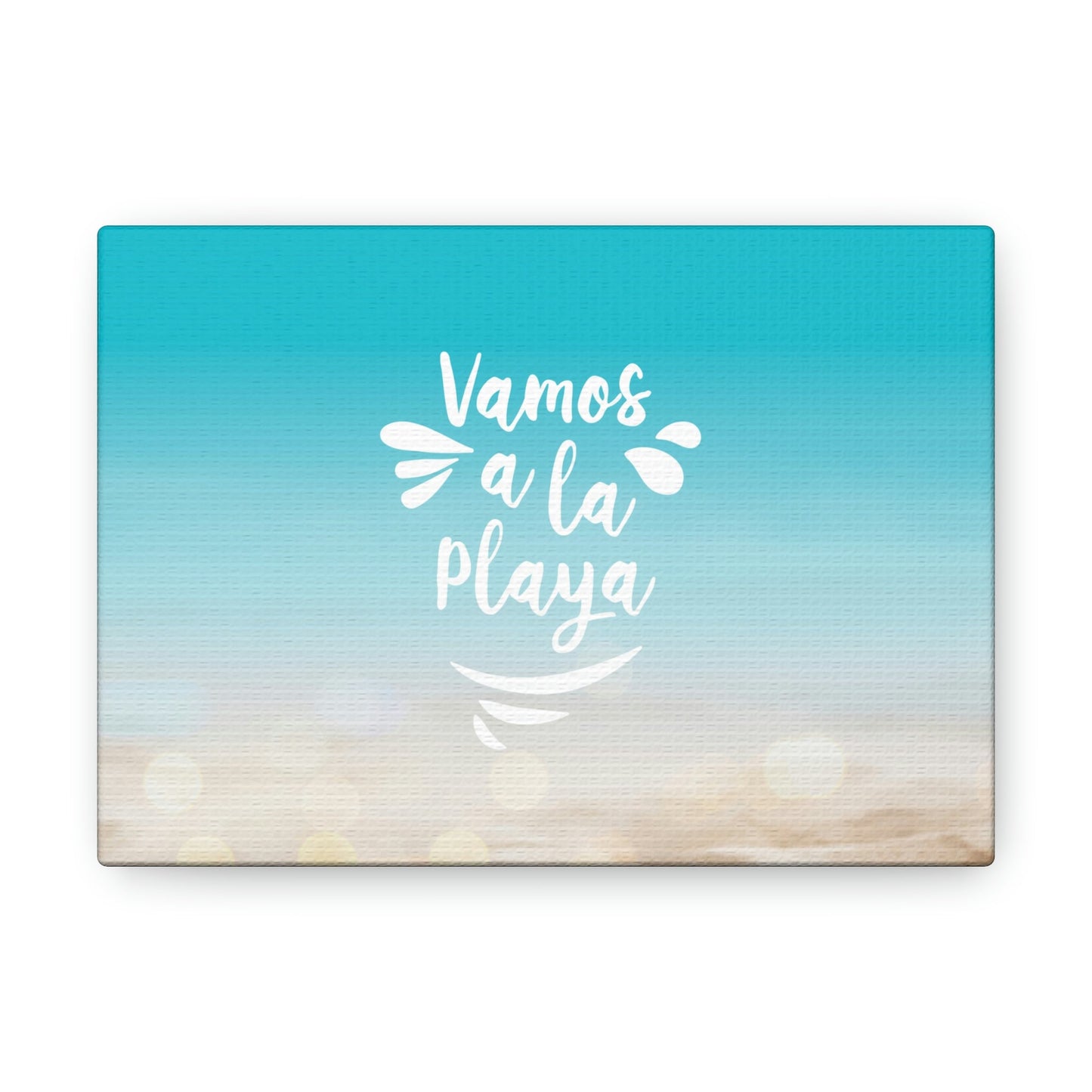 Vamos A La Playa Let's Go To The Beach Sand Aesthetic Classic Art Canvas Gallery Wraps Ichaku [Perfect Gifts Selection]