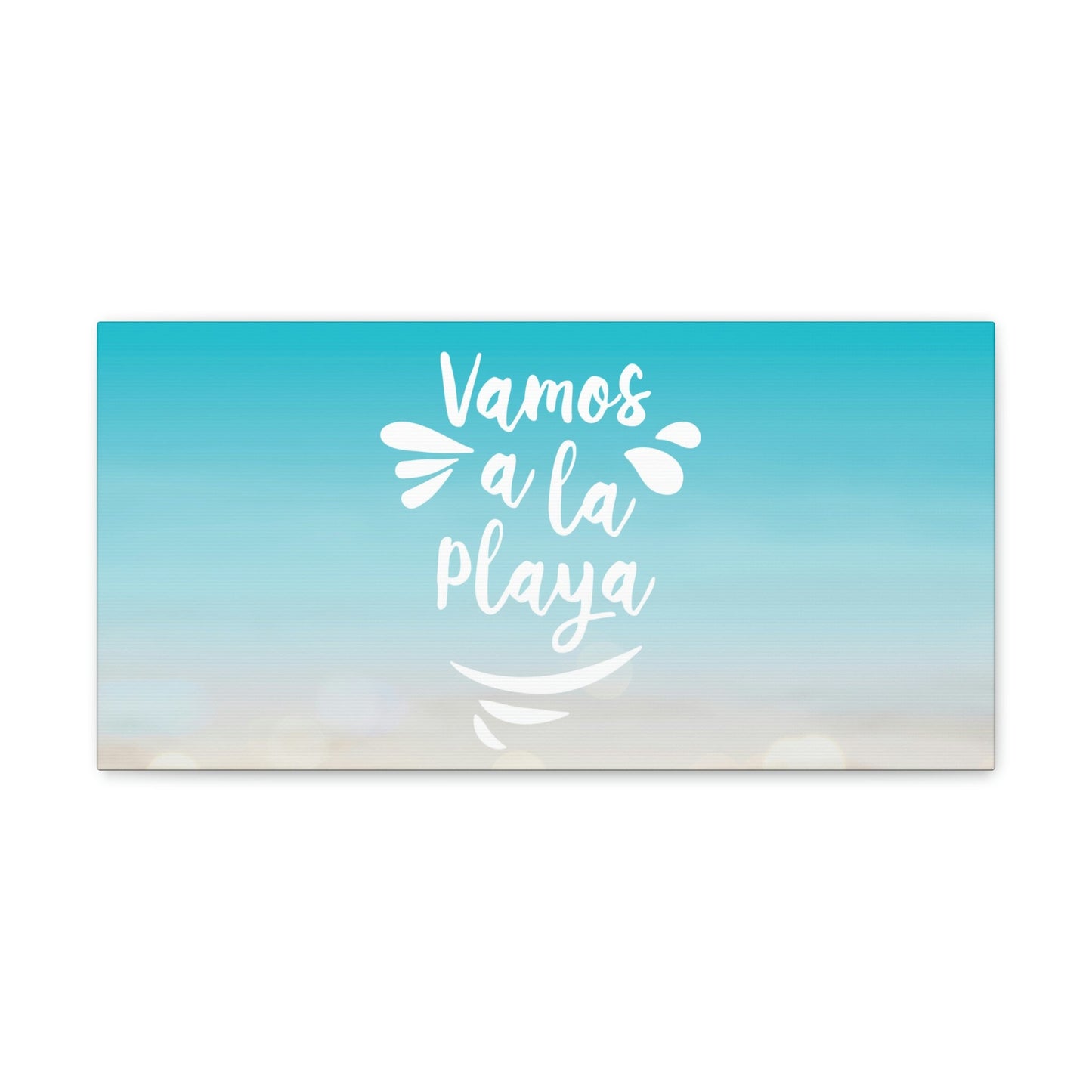 Vamos A La Playa Let's Go To The Beach Sand Aesthetic Classic Art Canvas Gallery Wraps Ichaku [Perfect Gifts Selection]