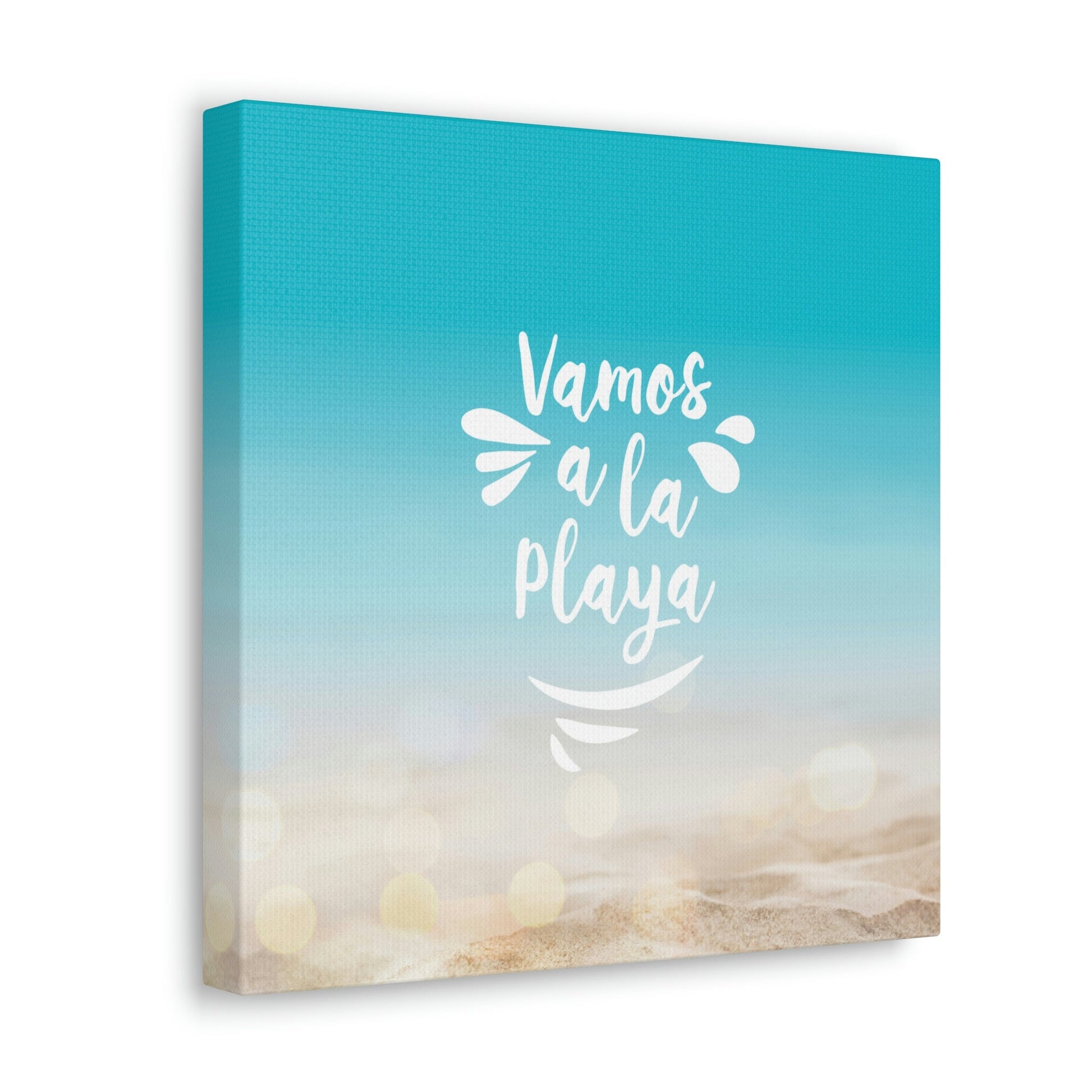 Vamos A La Playa Let's Go To The Beach Sand Aesthetic Classic Art Canvas Gallery Wraps Ichaku [Perfect Gifts Selection]