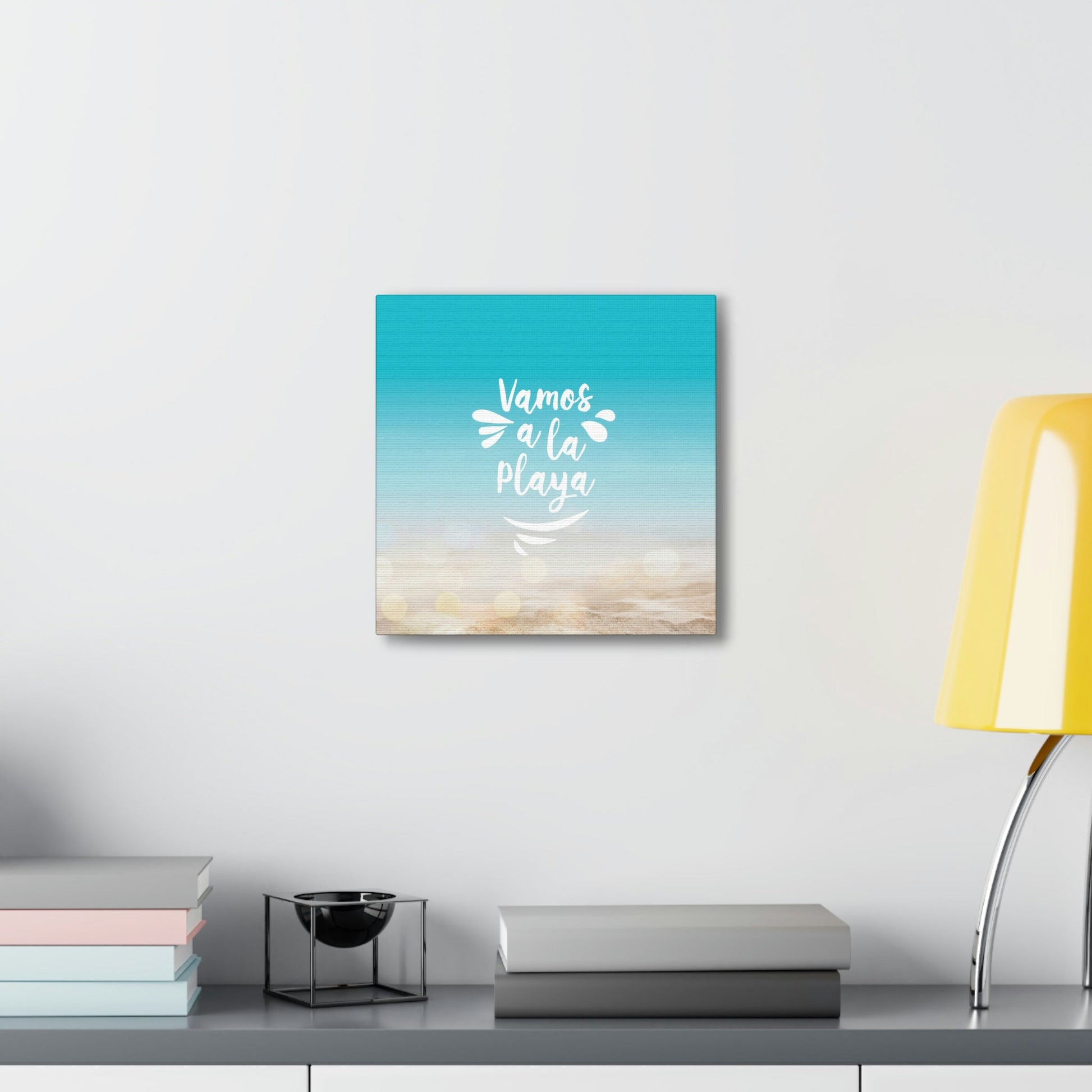 Vamos A La Playa Let's Go To The Beach Sand Aesthetic Classic Art Canvas Gallery Wraps Ichaku [Perfect Gifts Selection]