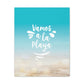 Vamos A La Playa Let's Go To The Beach Sand Aesthetic Classic Art Canvas Gallery Wraps Ichaku [Perfect Gifts Selection]