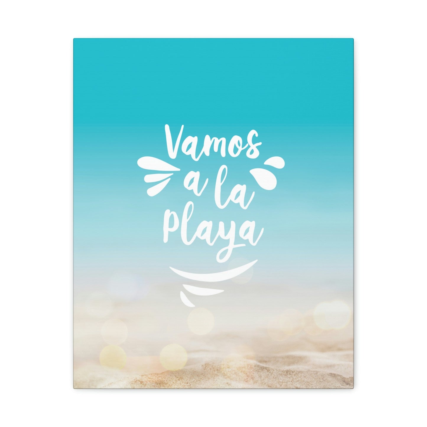 Vamos A La Playa Let's Go To The Beach Sand Aesthetic Classic Art Canvas Gallery Wraps Ichaku [Perfect Gifts Selection]